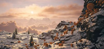 Leo Torres - В The Elder Scrolls V Skyrim устроили сырный апокалипсис — движок Unreal Engine 5 не выдержал задумку художника и пришлось умерить аппетит - gametech.ru