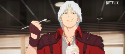 Ади Шанкар - Данте мешают скушать мороженое в отрывке аниме-сериала по Devil May Cry от Netflix - gamemag.ru