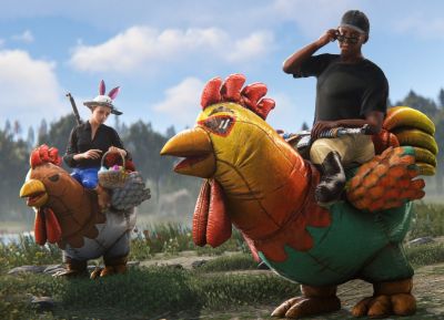 В Rust началась охота за пасхальными яйцами и появился костюмы курицы и лошади - gametech.ru