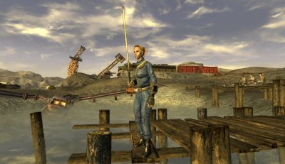 Спустя 15 лет моддеры Fallout New Vegas добавили рыбалку в игру Obsidian - gametech.ru