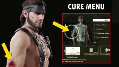 Дэвид Хейтер - Konami показала, как будет работать система лечения ран в Metal Gear Solid Delta: Snake Eater - playground.ru