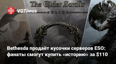 Bethesda продаёт кусочки серверов ESO: фанаты смогут купить «историю» за $110 - vgtimes.ru