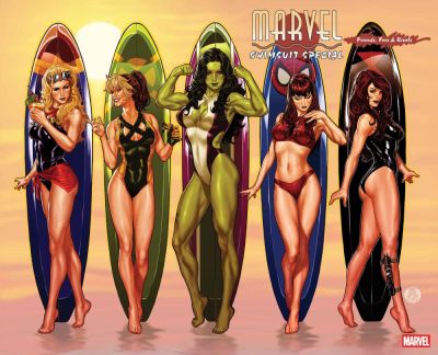 Marvel снова раздевает супергероев: компания воскрешает Swimsuit Special и обещает перенести бикини-образы в Rivals - playground.ru