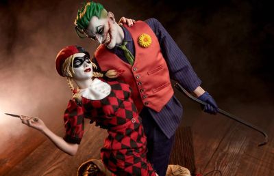Sideshow Collectibles показала распаковку и сборку диорамы «Джокер и Харли Квинн: беззаконная любовь» - gametech.ru - Гдр