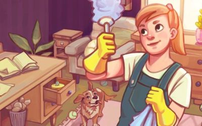 Эмигрант-уборщик. Анонсирован медитативный симулятор Poof! Cleaning Services - gametech.ru - Гдр