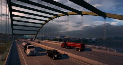 Дорожная сеть Айовы в American Truck Simulator с уникальными перекрёстками. Скриншоты дополнения с новым штатом - gametech.ru - Сша - штат Миссури - штат Айова - state Iowa