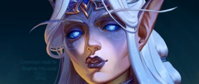 Портреты персонажей World of Warcraft от художницы SiniNino - noob-club.ru
