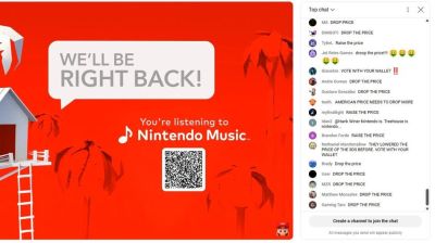 Зрители последней трансляции Nintendo были больше увлечены идеей заставить компанию снизить цены, чем самими играми - gametech.ru