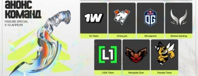 Стали известны все участники FISSURE Special - dota2.ru