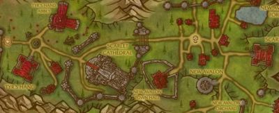 Фанатская карта Анклава Алого Ордена из «Сезона открытий» WoW Classic - noob-club.ru