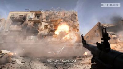 Похоже в новой части Battlefield можно будет разрушать здания с помощью холодного оружия - playground.ru