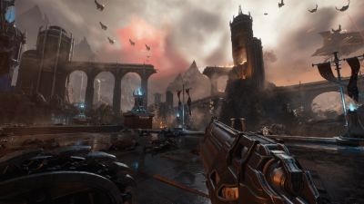 Появились первые сравнительные скриншоты трассировки пути в Doom: The Dark Ages - playground.ru