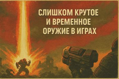 Слишком крутое и временное оружие в играх - coop-land.ru