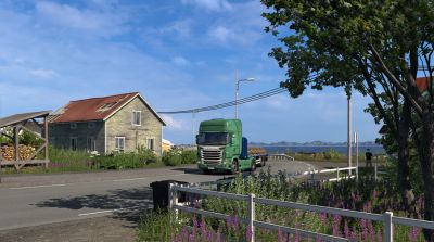 Анденес и знаменитый маяк в Euro Truck Simulator 2. Новые скриншоты северного дополнения Nordic Horizons - gametech.ru - Норвегия