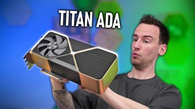 Протестирован никогда не выпускавшийся прототип NVIDIA TITAN ADA: 18432 ядра, 48 ГБ памяти GDDR6X и два разъема питания - playground.ru