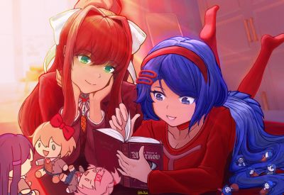 Российская MiSide объединилась с культовой Doki Doki Literature Club в рамках арт-коллаборации - playground.ru