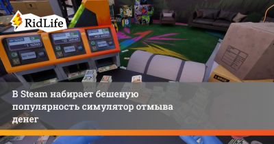 В Steam набирает бешеную популярность симулятор отмыва денег - ridus.ru