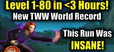 Игрок поставил новый рекорд для The War Within, менее чем за 3 часа повысив уровень с 1 до 80 - noob-club.ru