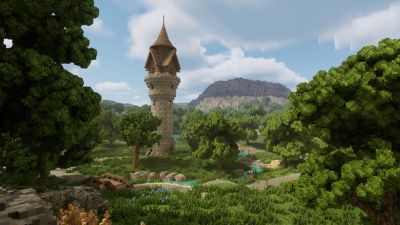 Lay of the Land бросает вызов Minecraft. Воксельная песочница с улучшенной графикой и физикой - gametech.ru