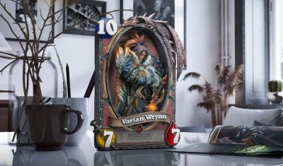 Дэвид Ф.Сандберг - Бывший король Штормграда: HEX Collectibles показала статую Вариана Ринна из игры Hearthstone - gametech.ru - Штормград