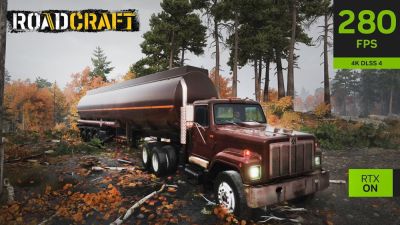 Новый трейлер RoadCraft демонстрирует RTX-технологии - playground.ru