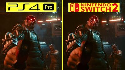Switch 2 уверенно обошла PS4 Pro в сравнении версий Cyberpunk 2077 - gametech.ru