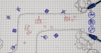 Нарисованная стратегия Paper Battlefield получила новых юнитов и миссию «Морской бой» - gametech.ru
