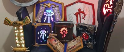 Умелец мастерит разнообразные предметы и оружие из WoW - noob-club.ru