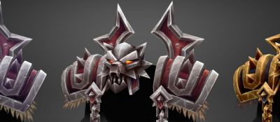Модели «волчьего» шлема и наплечников для орков от Handclaw - noob-club.ru