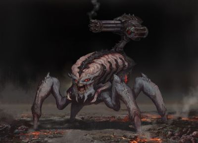 Разработчики DOOM: The Dark Ages показали обновленный дизайн Арахнотрона - playground.ru