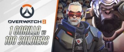 Разработчики Overwatch 2 устроили побоище 1 Уинстона и 100 Солдат-76 - noob-club.ru
