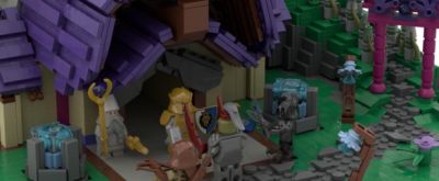 Фанат воссоздал уголок Ущелья Песни Войны с помощью деталей LEGO - noob-club.ru