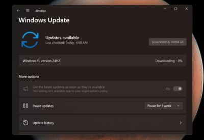 Microsoft приступила к принудительному развёртыванию обновления 24H2 для Windows 11 - playground.ru
