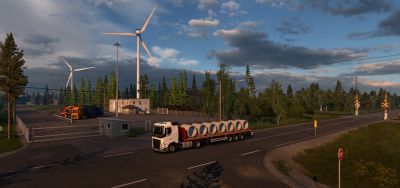 В Euro Truck Simulator 2 появится место, где дважды отмечают Новый год. Скриншоты северного дополнения Nordic Horizons - gametech.ru - Финляндия - Швеция