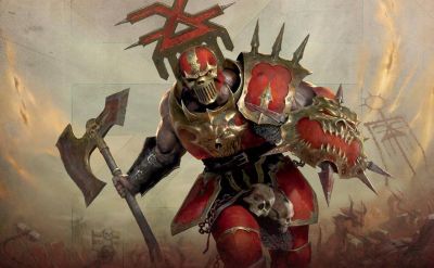Авторы Warhammer Age of Sigmar показали миниатюру Несущего Смерть и кхорнитский набор «Клыки Бога Крови» - gametech.ru