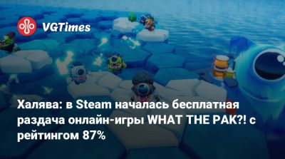 Халява: в Steam началась бесплатная раздача онлайн-игры WHAT THE PAK?! с рейтингом 87% - vgtimes.ru