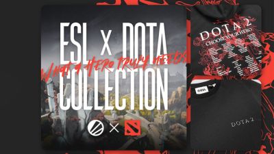 ESL выпускает мерч по Dota 2 в рамках официального сотрудничества с Valve - games.24tv.ua