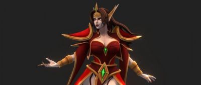 Фанатская модель волшебницы из Warcraft III: Reforged - noob-club.ru