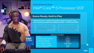 Intel готовит к выпуску новый бюджетный процессор Core 5 120F для платформы LGA1700 - playground.ru