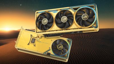 ASUS показала RTX 5080 Dhahab с золотым покрытием и декоративными элементами из чистого золота - gametech.ru