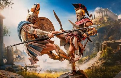 «Это Спарта!»: PureArts открыла предзаказ на диораму с Алексиосом из Assassin’s Creed Odyssey - gametech.ru