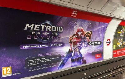 В метро Лондона рекламируют Metroid Prime 4 как уже вышедшую игру - gametech.ru - Лондон