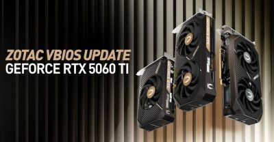 Zotac выпустила обновление VBIOS для RTX 5060 Ti, устраняющее чёрный экран на устаревших платах - gametech.ru