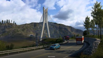 Свежие скриншоты из будущего DLC Северные горизонты для Euro Truck Simulator 2 - Дорожная сеть - playground.ru - Финляндия - Швеция - Хельсинки - Норвегия