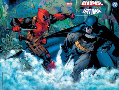 Marvel и DC поделились новым артом из грядущего кроссовера про "Бэтмена и Дэдпула" - playground.ru