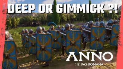 Anno 117: Pax Romana получит полномасштабные наземные сражения - разработчики показали осаду города - playground.ru