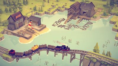 Islands & Trains — уютные диорамы с паровозиком - gamer.ru