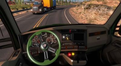 В Truck Simulator Big Rigs есть дорожные работы и пешеходы - app-time.ru