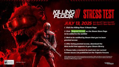 Перед релизом Killing Floor 3 пройдет небольшой стресс-тест для проверки стабильности серверов - mmo13.ru