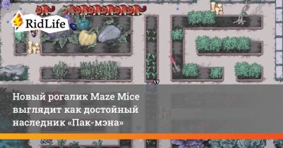 Новый рогалик Maze Mice выглядит как достойный наследник «Пак-мэна» - ridus.ru